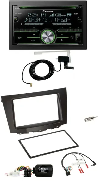 Pioneer CD USB Lenkrad Bluetooth 2DIN DAB Autoradio für Suzuki Kizashi ab 2010