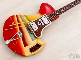 Б/У электрогитара Wandré Rock Oval 1960s алюминиевый гриф с кейсом