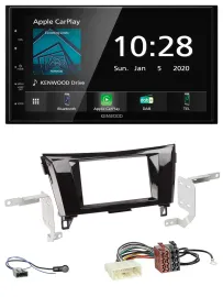 Автомагнитола для Nissan Qashqai/X-Trail (с 2014) Kenwood 2DIN Bluetooth MP3 USB DAB