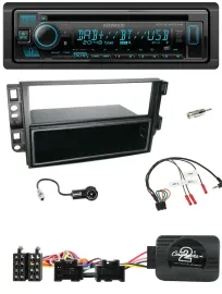 Kenwood Bluetooth DAB CD Lenkrad USB Autoradio für Chevrolet Aveo Captiva 2006-2