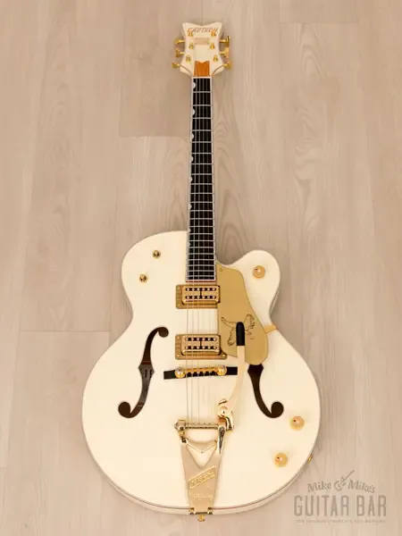 Электрогитара полуакустическая Gretsch Vintage Select '59 White Falcon G6136T-59 VS Near-Mint w/ Case, COA  2019