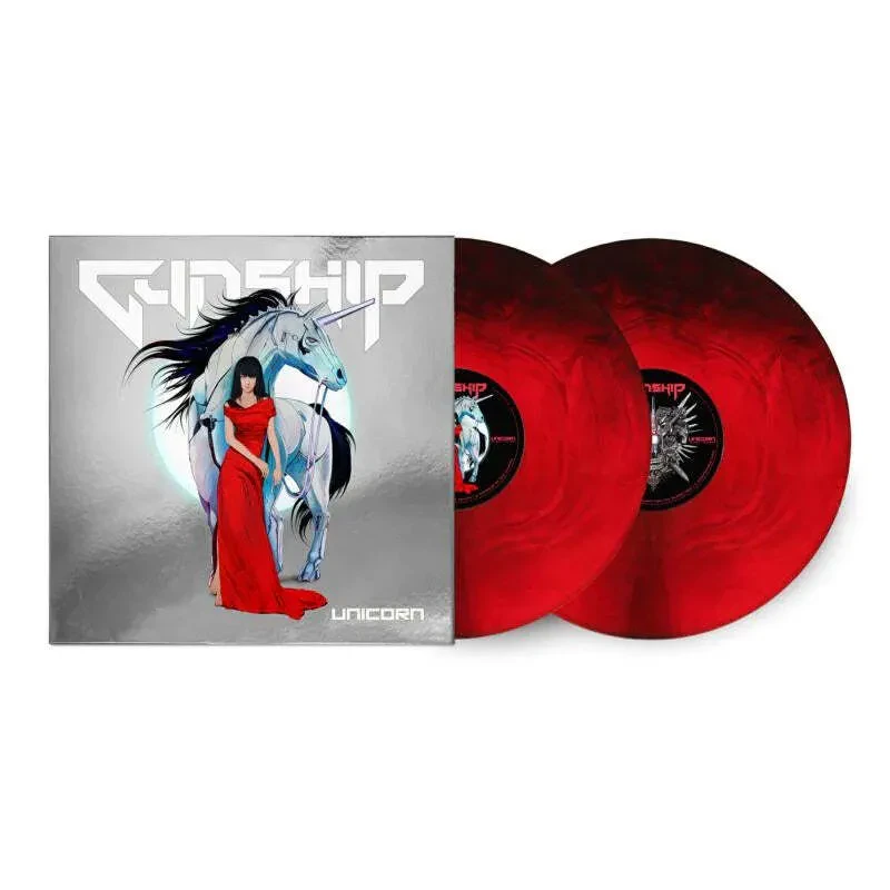 Gunship - Unicorn [Blood & Chrome Vinyl] NEW Sealed Vinyl LP Album