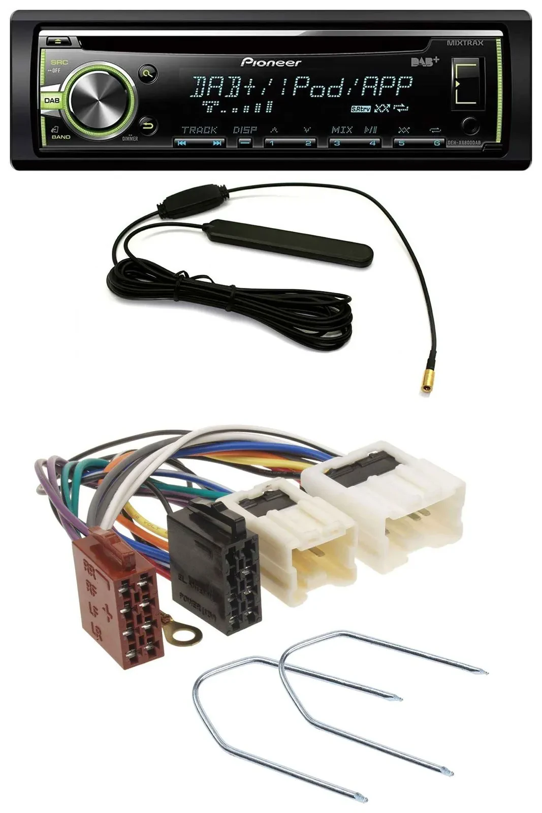 Автомагнитола для Nissan Pathfinder 1996–2003, Quest 1993–2002 Pioneer MP3 USB CD DAB AUX