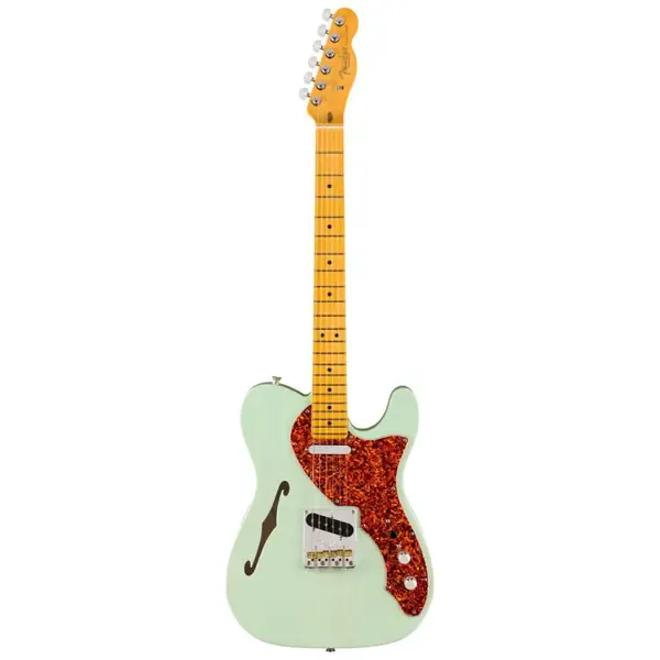 Электрогитара полуакустическая Fender American Professional II Telecaster Thinline Trans Surf Green