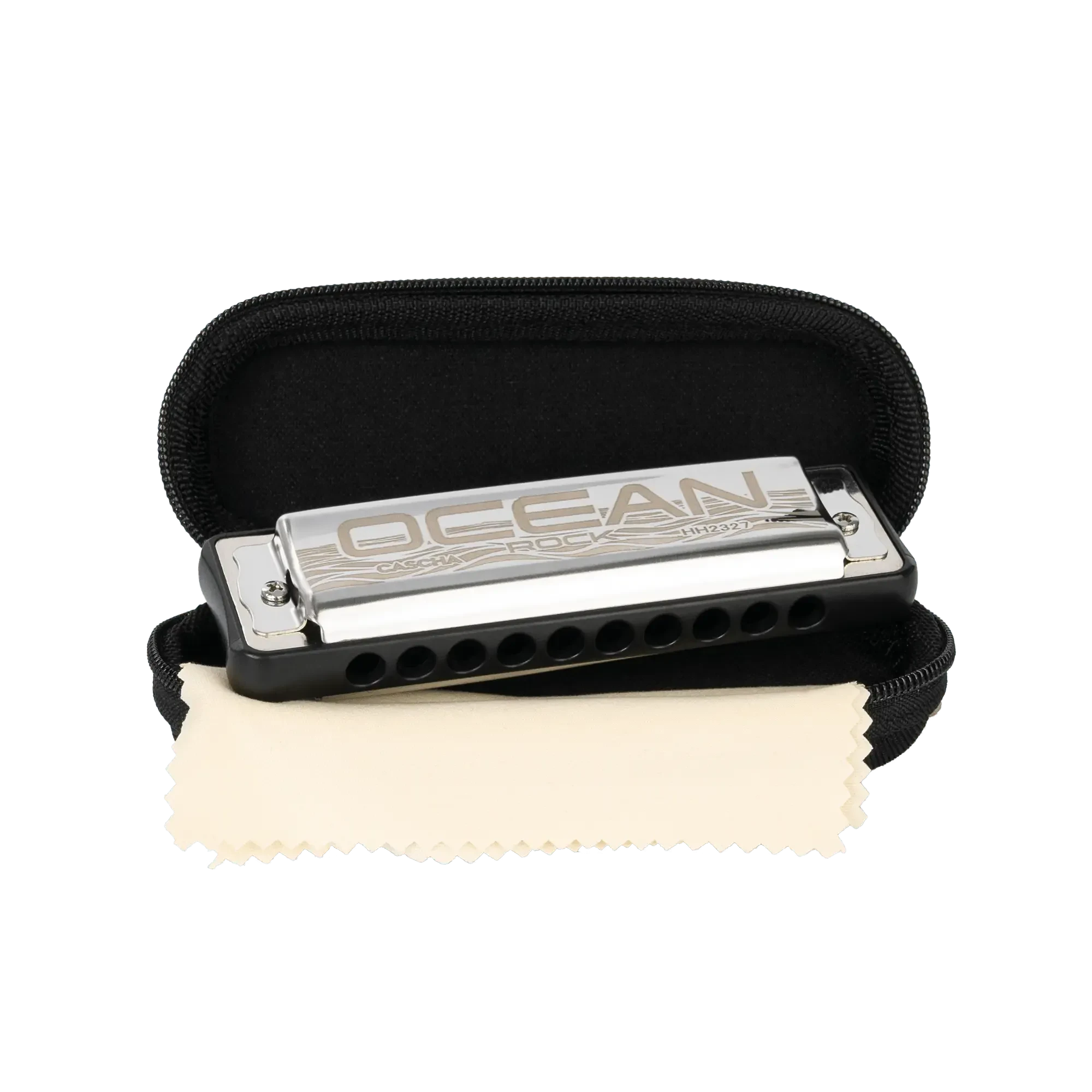 Губная гармошка Cascha HH-2327 Ocean Rock Blues C, черная