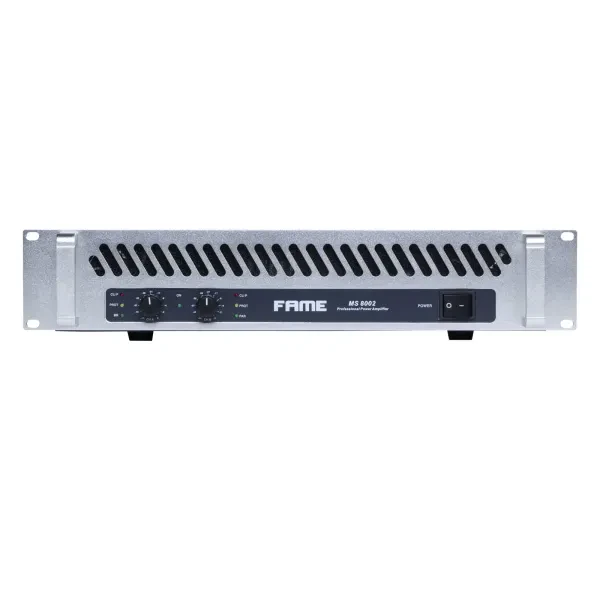 Audio MS 8002 Endstufe 2-Kanal 820W/Kanal Lüfterkühlung Speaker Twist Class H