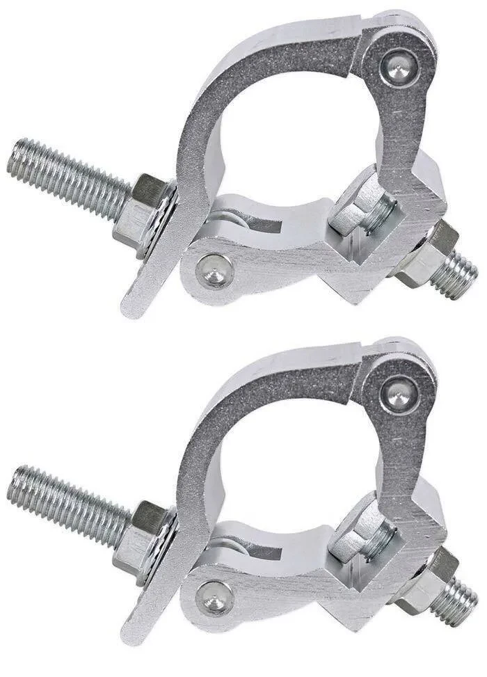 2) Chauvet CLP15 CLP-15 360° Wrap Around O Clamp Lighting Mounts Light Mounting