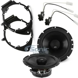 NVX VSP65 6.5" V-Series Coaxial Car Speakers Bundle for 2005-15 GM Vehicles