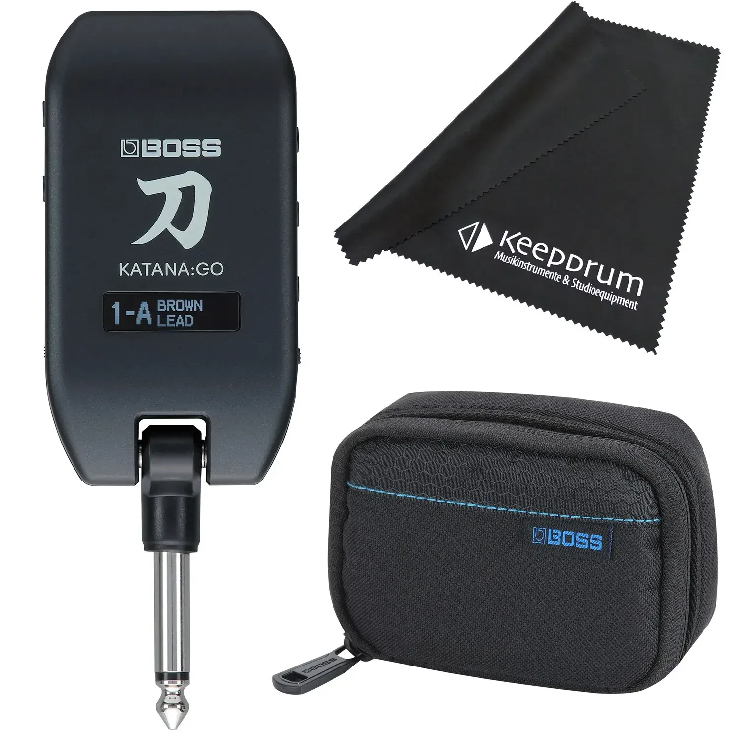 Гитарный усилитель для наушников Boss Katana GO с чехлом и салфеткой