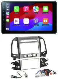 Pioneer Bluetooth 2DIN USB MP3 DAB Autoradio für Hyundai Santa Fe USB AUX 3 Scha