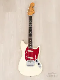 Электрогитара Fender Mustang SS Olympic White w/case USA 1965