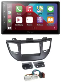 Pioneer USB MP3 DAB 2DIN Bluetooth Autoradio für Hyundai Tucson ab 15 schwarz
