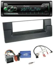 Автомагнитола Pioneer CD, USB, DAB для BMW 5 Series E39 (1996–2001) с поддержкой управления на руле