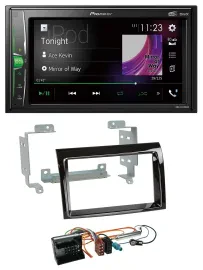 Автомагнитола для Citroen Jumper (2006–2011) Pioneer 2-DIN MP3 DAB USB Bluetooth, черный (piano black)