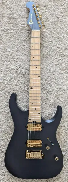 Charvel Angel Vivaldi Signature Pro-Mod DK24-7 Nova, Maple board, Satin Black