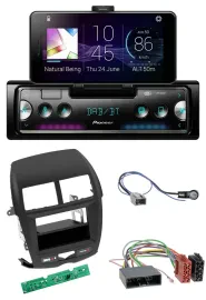 Автомагнитола для Mitsubishi ASX (2010–2014) Pioneer USB, MP3, Bluetooth, DAB