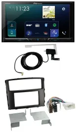 Pioneer 2DIN DAB USB MP3 Bluetooth Autoradio für Mitsubishi Pajero Shogun ab 14