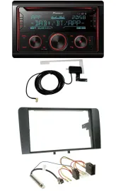 Автомагнитола для Audi A3 8P 2003–2006 Pioneer 2DIN MP3/DAB/USB/CD/Bluetooth ISO