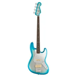 Fender Limited Player Plus X Blu DeTiger Jazz 4 String Guitar Sky Burst Sparkle