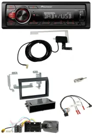 Автомагнитола для Citroen Jumper (с 2014) Pioneer 1DIN, MP3, DAB, USB, управление с руля