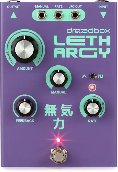 Педаль эффектов для электрогитары Dreadbox Lethargy 8-Stage Phaser Effect Pedal