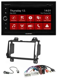 Blaupunkt MP3 DVD Bluetooth DAB 2DIN USB Autoradio für Hyundai H1 08-15 Aux-Eing