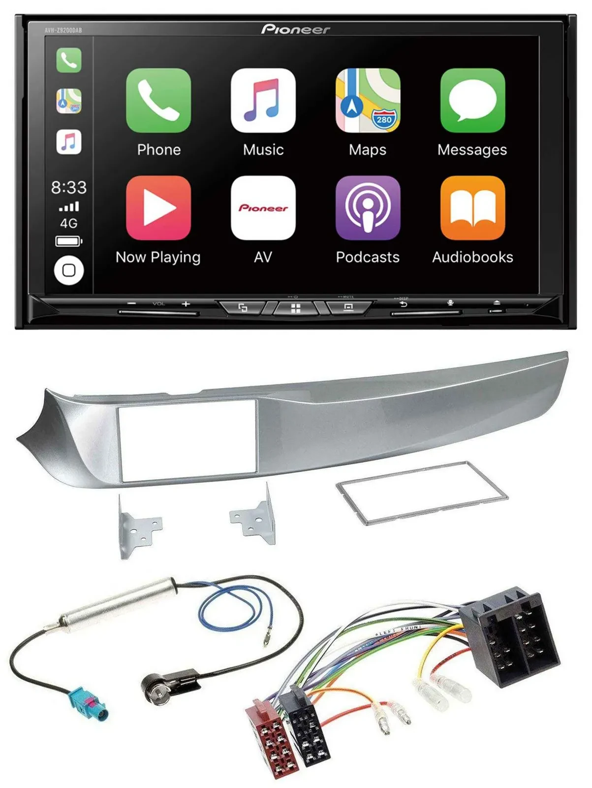 Автомагнитола для Alfa Giulietta Pioneer 2-DIN MP3/USB/DAB/DVD/Bluetooth