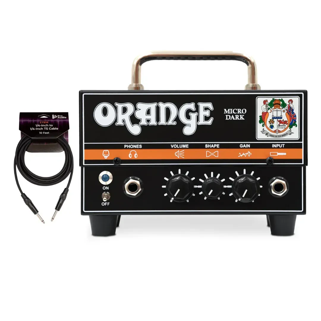 Усилитель для электрогитары Orange Micro Dark Terror 20W с кабелем