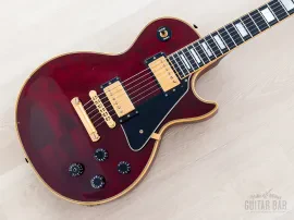 Б/У Электрогитара Gibson Les Paul Custom 1997, винно-красный, с кейсом