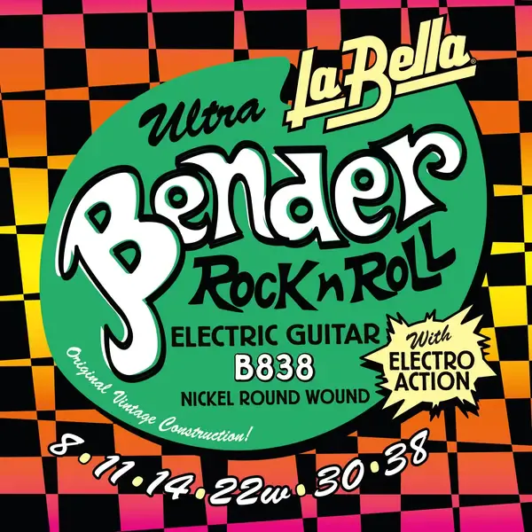 Струны для электрогитары La Bella B838 The Bender 8-38