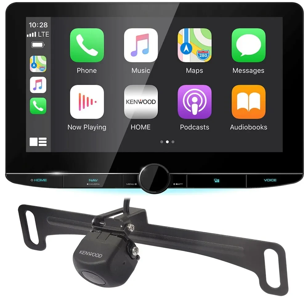 Kenwood DNR1007XR 10.1" Touchscreen Receiver + 195° Backup Camera