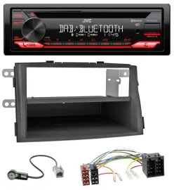 JVC CD DAB USB Bluetooth MP3 Autoradio für Kia Sorento II (XM, 2009-2012)