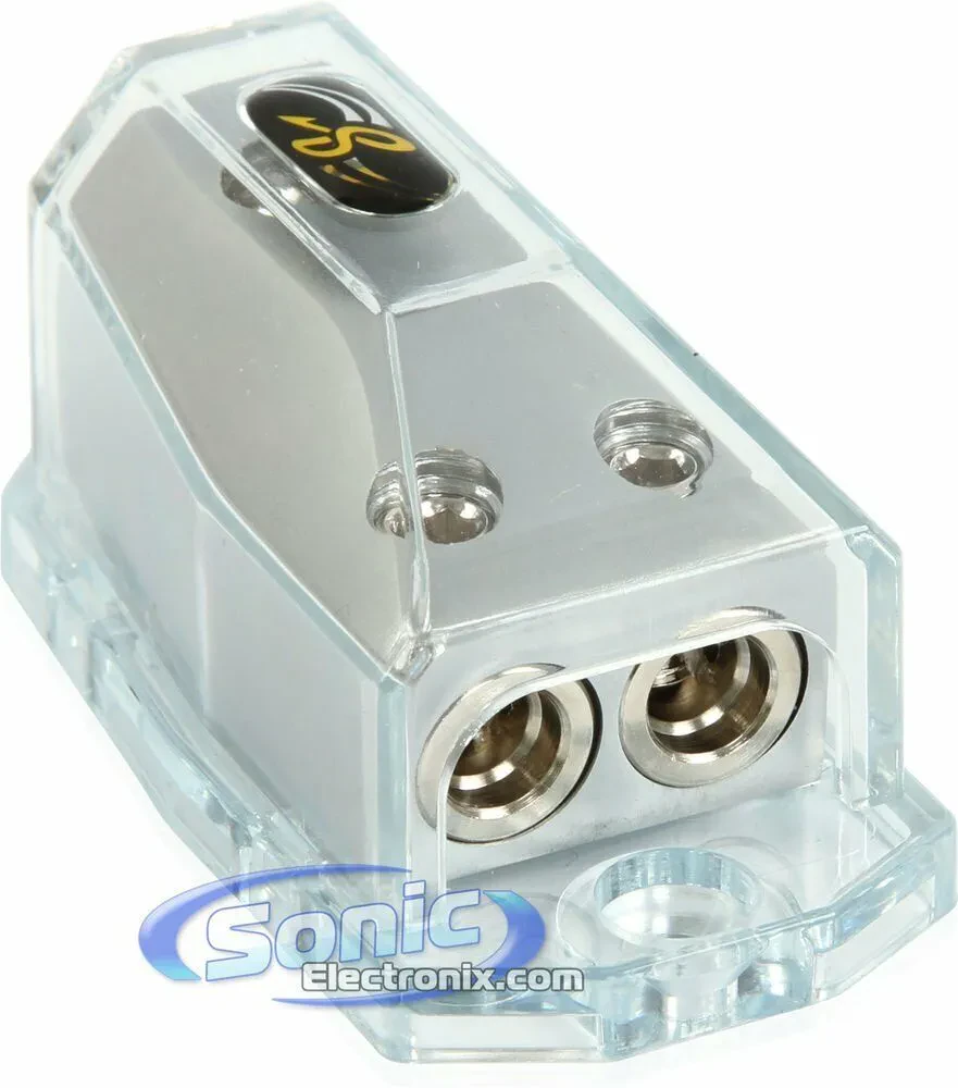 SHD20 Stinger SHD20 HPM Series Power or Ground Distribution Block Satin Chrome