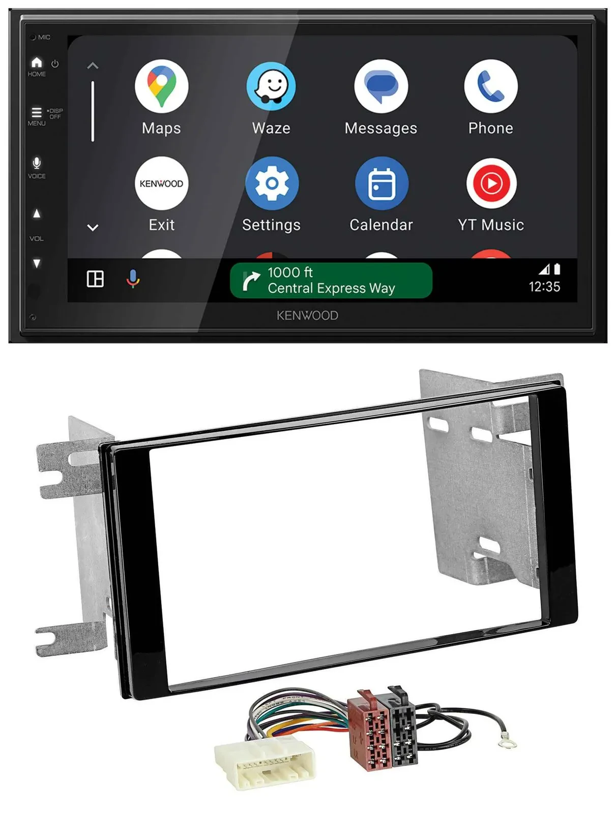 Kenwood DAB Bluetooth USB MP3 2DIN Autoradio für Subaru Impreza Forester 07-12