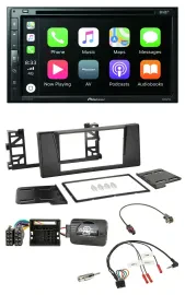 Pioneer DVD 2DIN Lenkrad DAB Bluetooth USB Autoradio für BMW 5er E39 01-03 Quadl
