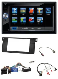 Blaupunkt 2DIN Bluetooth TMC USB Lenkrad SD Navigation für BMW 3er 2002-2006 E46