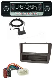 Dietz DAB Bluetooth USB MP3 Autoradio für Honda Civic 04-06 autom. Klima schwarz