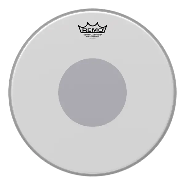 Пластик для барабана Remo 14" Controlled Sound Emperor Coated Black Dot