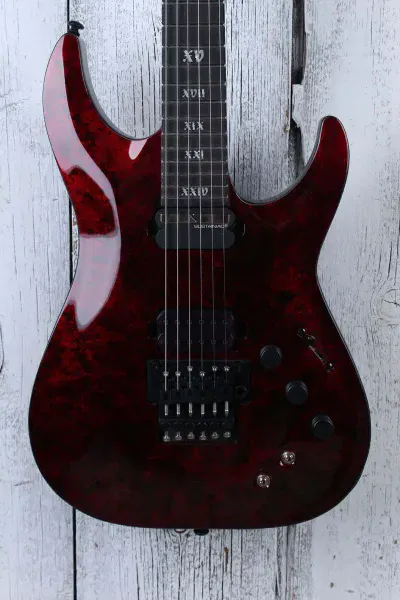 Schecter C-1 FR S Apocalypse Solid Body Electric Guitar Red Reign Finish