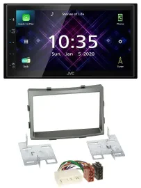 JVC DAB 2DIN MP3 Bluetooth USB Autoradio für SSangYong Rodius ab 2013