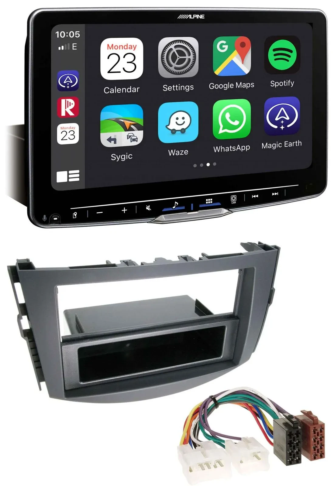 Alpine Bluetooth MP3 USB DAB Autoradio für Toyota RAV-4 (ab 2006)