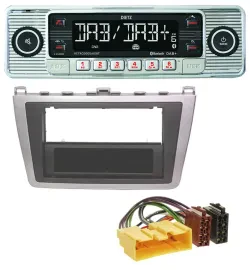 Dietz Bluetooth MP3 DAB USB Autoradio für Mazda 6 (08-12) silber schwarz