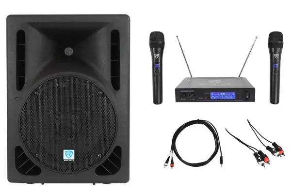 Rockville Powered 10" ipad/iphone/Android/Laptop,T.V. Karaoke Machine/System