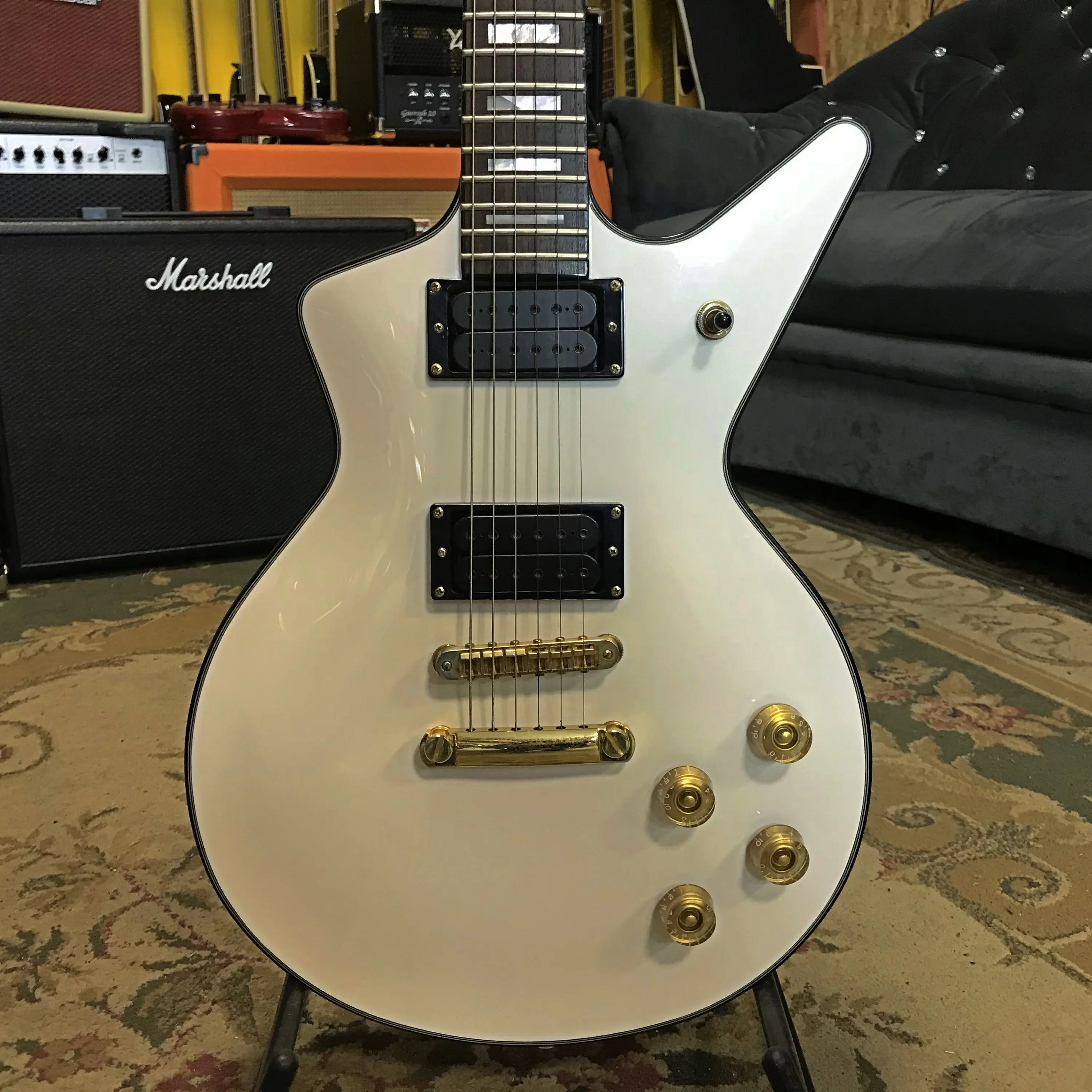 Электрогитара Dean Cadillac HH White Korea 2013