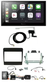 Pioneer USB Lenkrad 2DIN Bluetooth DAB Autoradio für Porsche 911 11-17 MOST-Soun