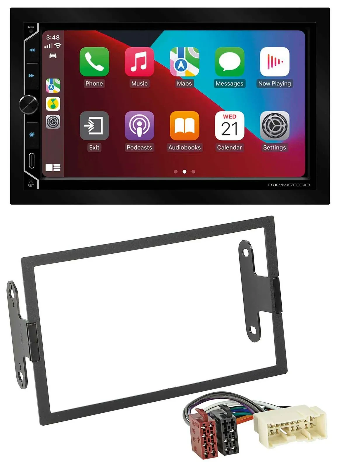 ESX 2DIN DAB USB MP3 Bluetooth Autoradio für Nissan Xterra 2000-2004