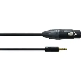 Коммутационный кабель Cordial XLR female / Klinke 3,5mm stereo CPM 1,5 FW-BAL