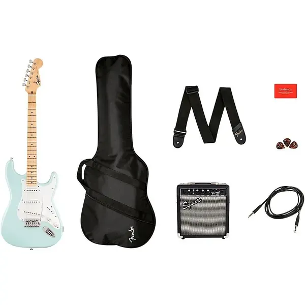 Электрогитара Squier Sonic Stratocaster LE Maple FB Guitar Pack с комбоусилителем