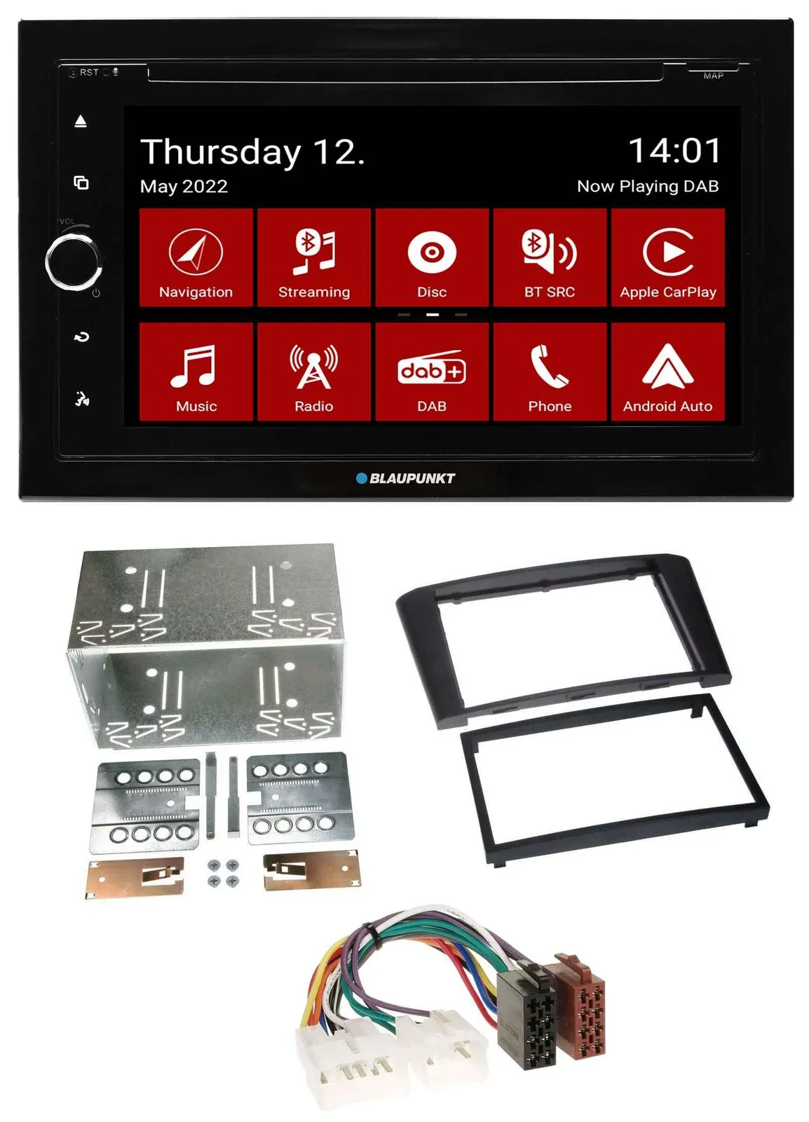 Blaupunkt MP3 DVD Bluetooth DAB 2DIN USB Autoradio für Toyota Avensis 2003-2009
