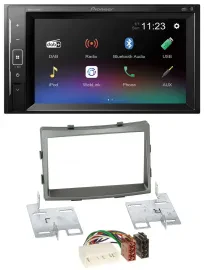 Pioneer DAB MP3 2DIN Bluetooth USB Autoradio für SSangYong Rodius ab 2013